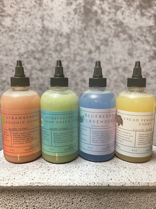 Biotin Natural Shampoo 14oz - Mango & Coconut Milk Thistle Ultra Moisturizing • Infused with hair growth ingredients