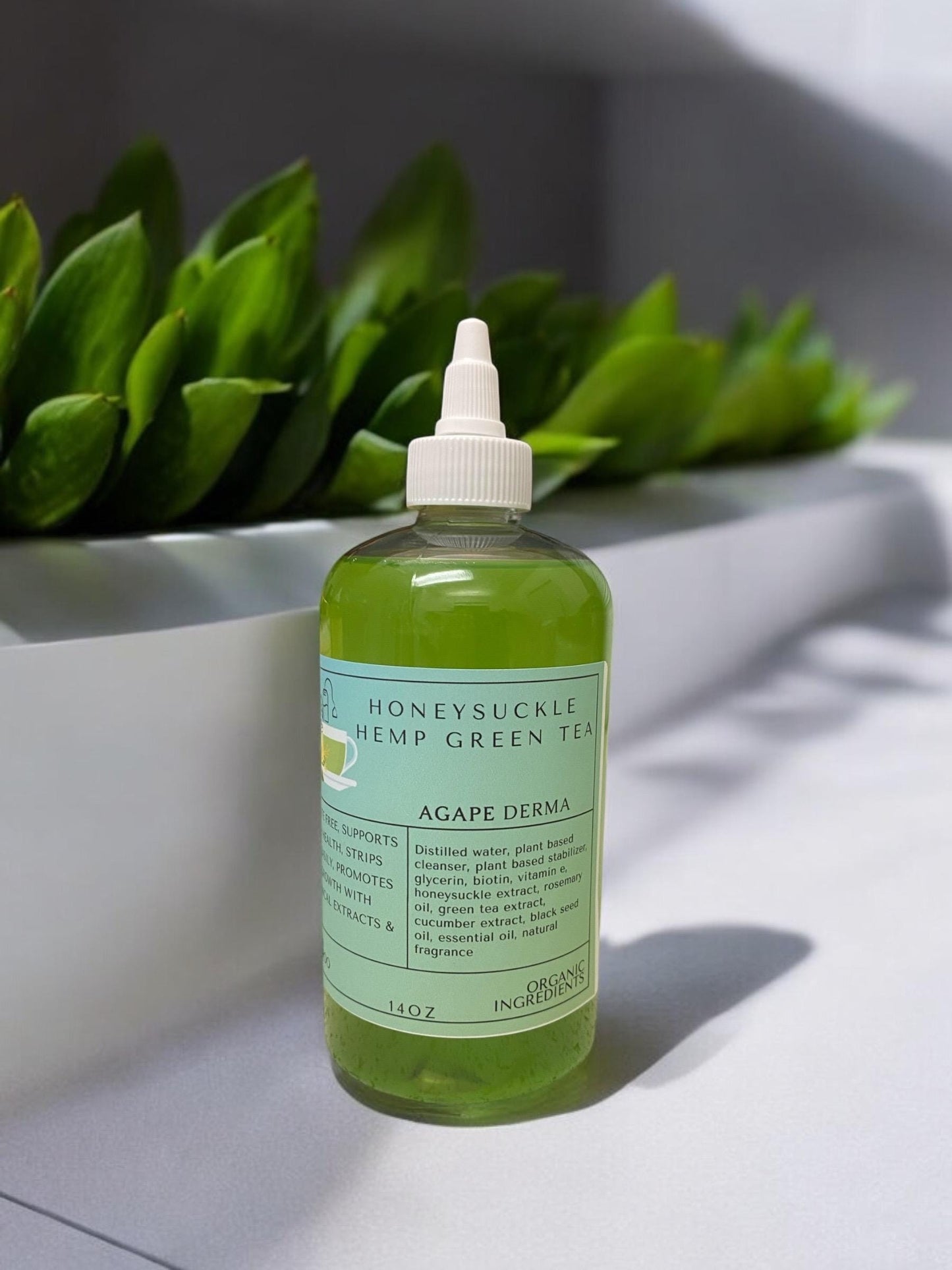 Biotin Natural Shampoo 14oz - Ultra Moisturizing • Infused with hair growth ingredients