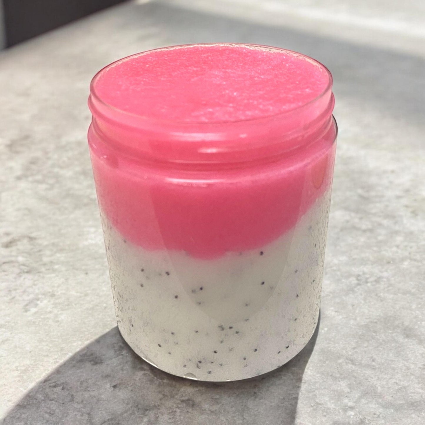 Dragonfruit Pear Foaming Sugar Scrub | Exfoliating Body Scrub | Foaming Moisturizing Sugar Scrub