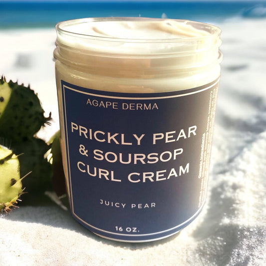 Prickly Pear & Soursop Curl Cream 20oz - Infused with hair growth ingredients