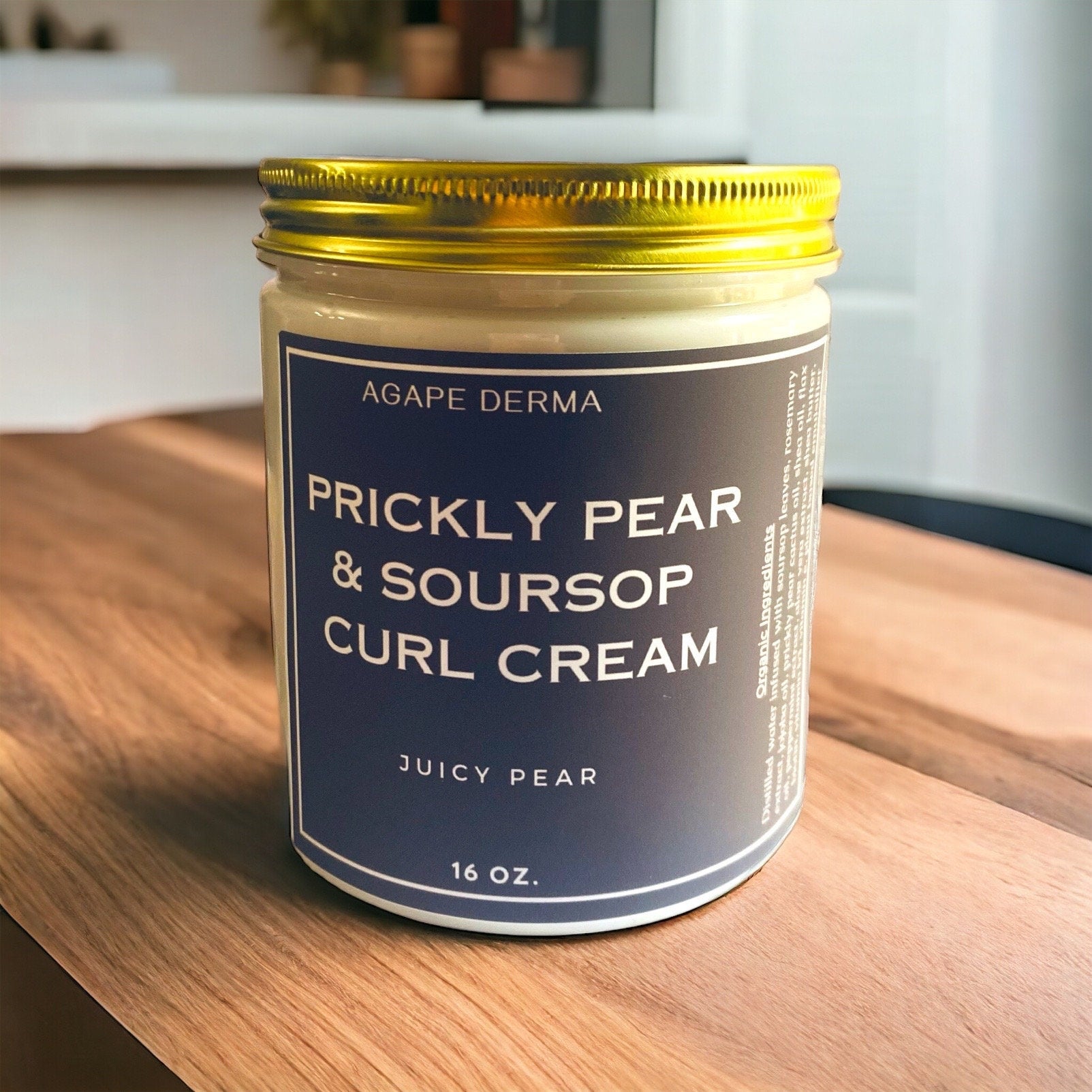 Prickly Pear & Soursop Curl Cream 20oz - Infused with hair growth ingredients