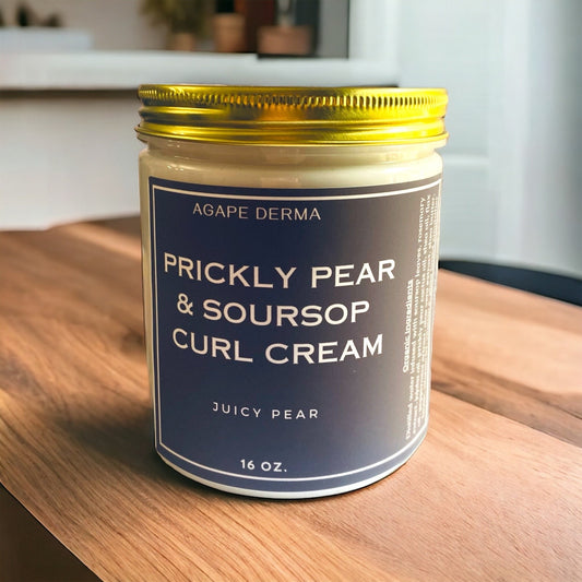 Prickly Pear & Soursop Curl Cream 20oz - Infused with hair growth ingredients
