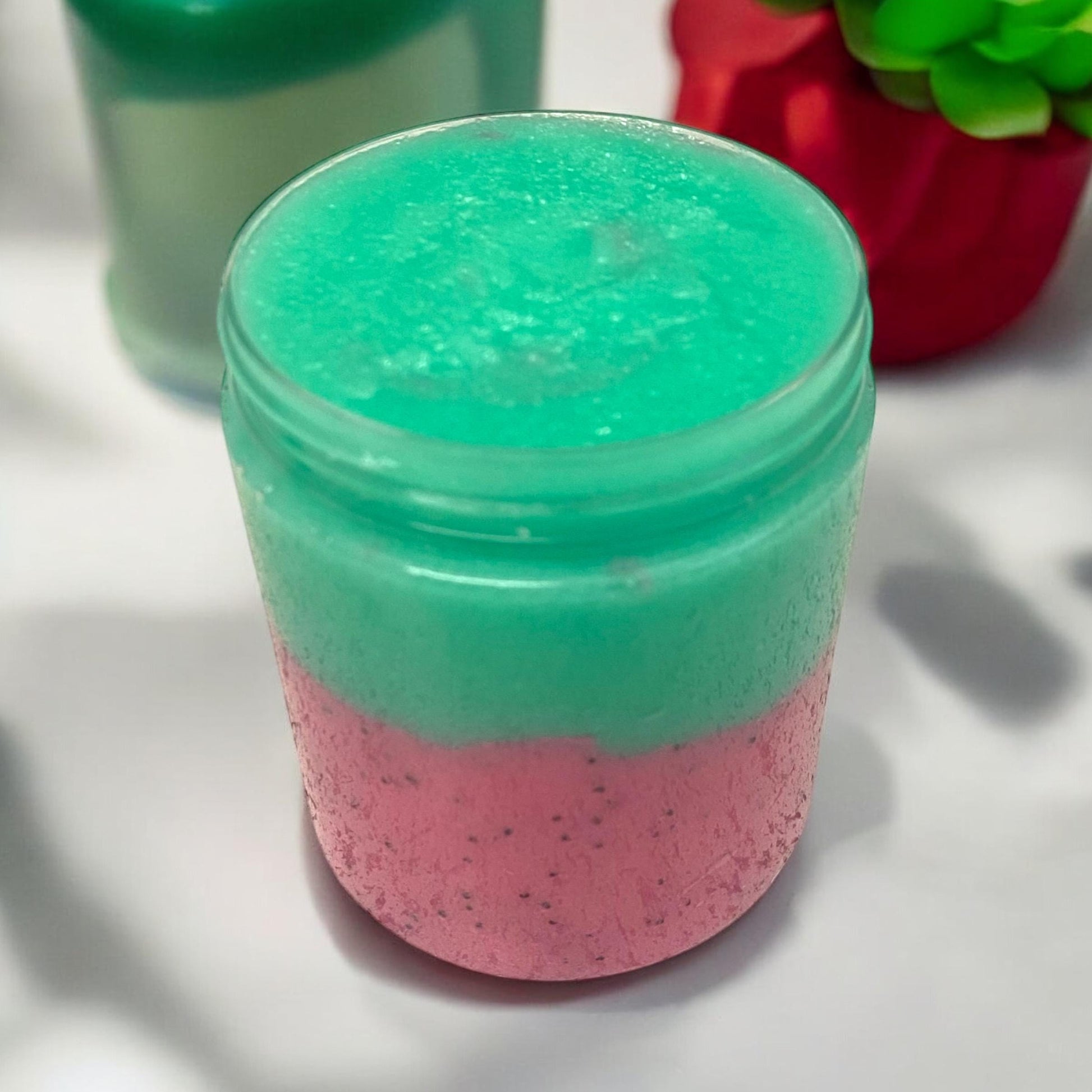 Sugar Scrub - Watermelon Foaming Exfoliating Body Scrub | Moisturizing Sugar Exfoliator for Soft Skin