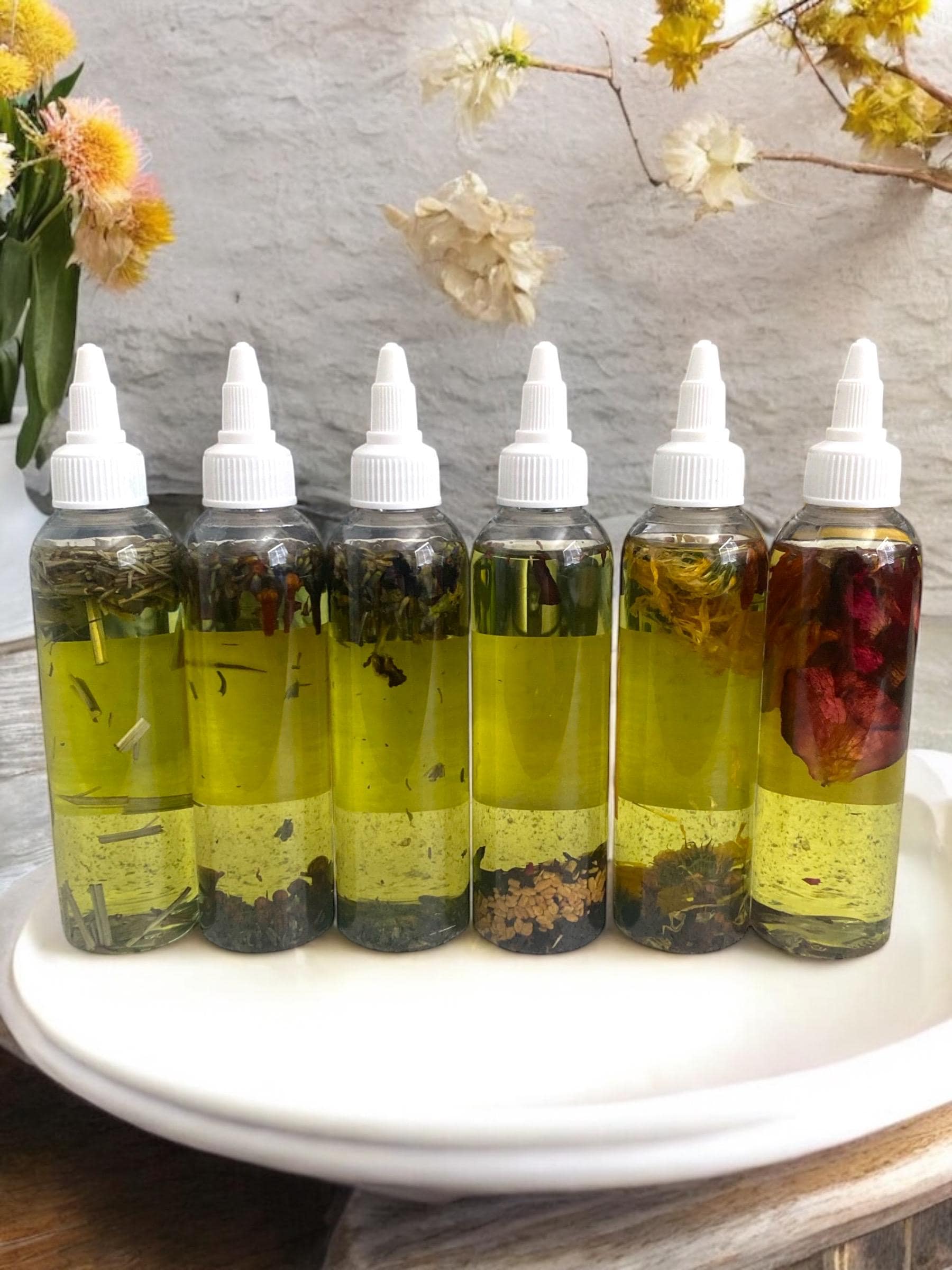 Blueberry Lavender Butterfly Pea Flower Oil - Hair Growth Oil - 4oz