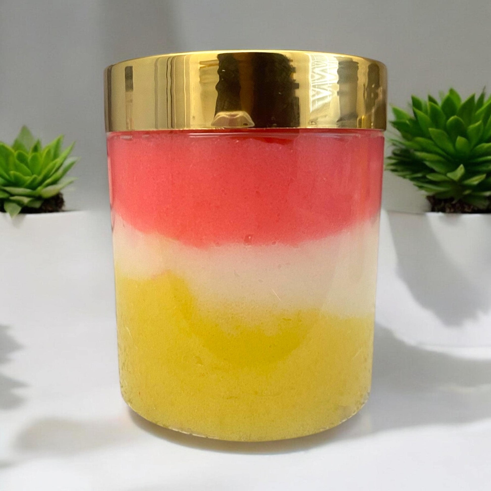 Strawberry Parfait Foaming Sugar Scrub | Exfoliating Body Scrub | Foaming Moisturizing Sugar Scrub