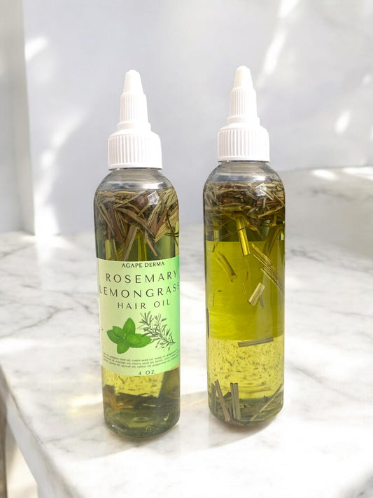 Rosemary Lemongrass Oil - Hair Growth Oil - 4oz